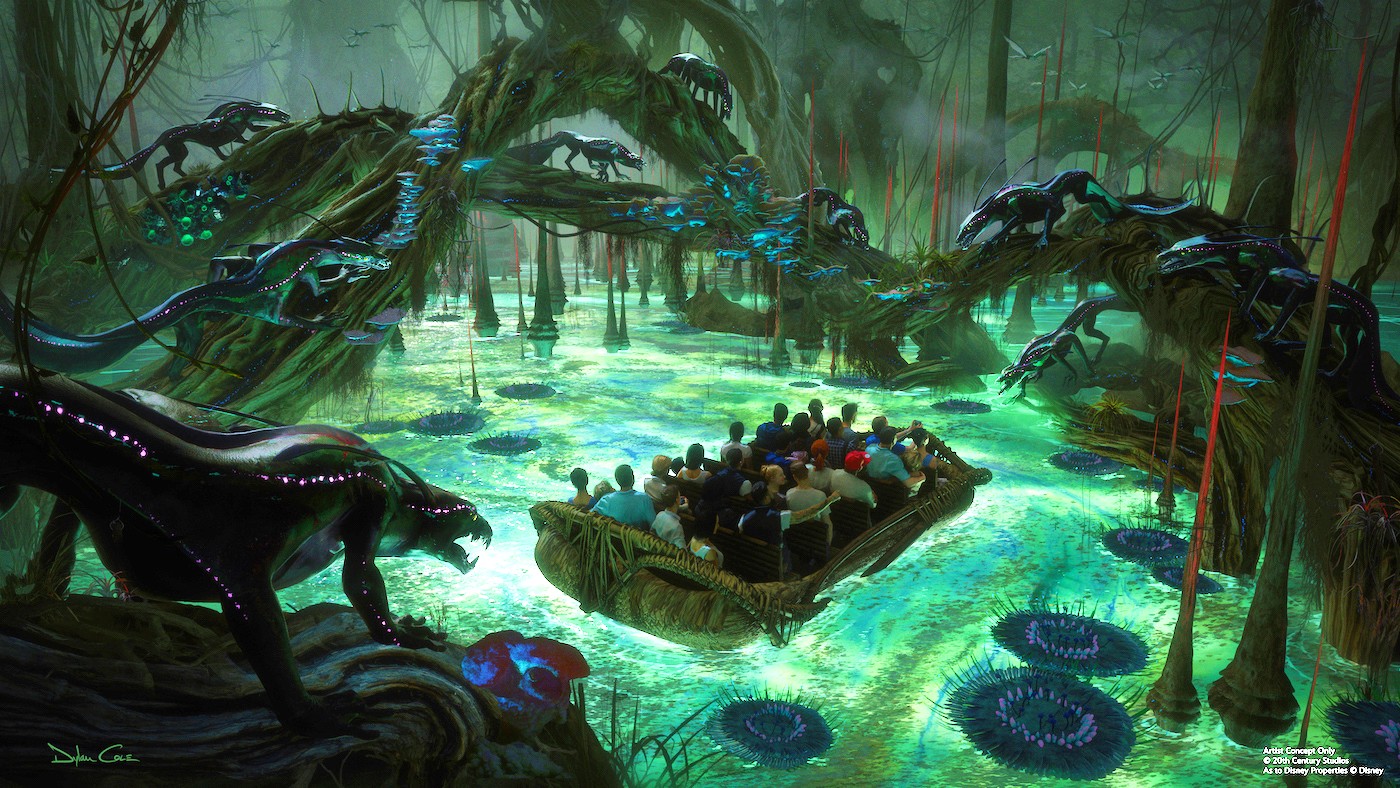 Concept art of the Avatar experience coming to Disney California Adventure. (Courtesy of Disney)
