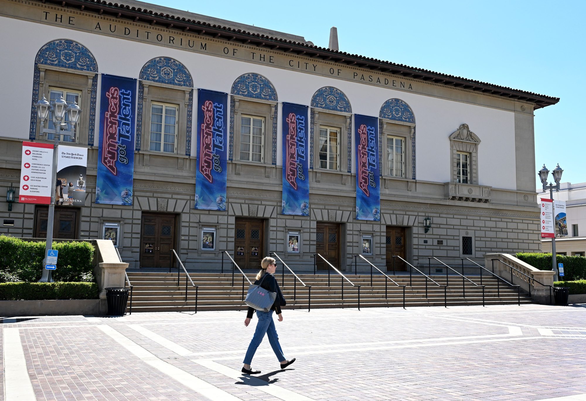 A Concert for Altadena, a one-night-only benefit concert marking one year since the Eaton fire is on Jan. 7, 2026 at the Pasadena Civic Auditorium. The concert is hosted by actor and Altadena resident John C. Reilly. In the file photo, the Pasadena Civic Auditorium in Pasadena on March 24, 2025.  (Photo by Dean Musgrove, Los Angeles Daily News/SCNG)
