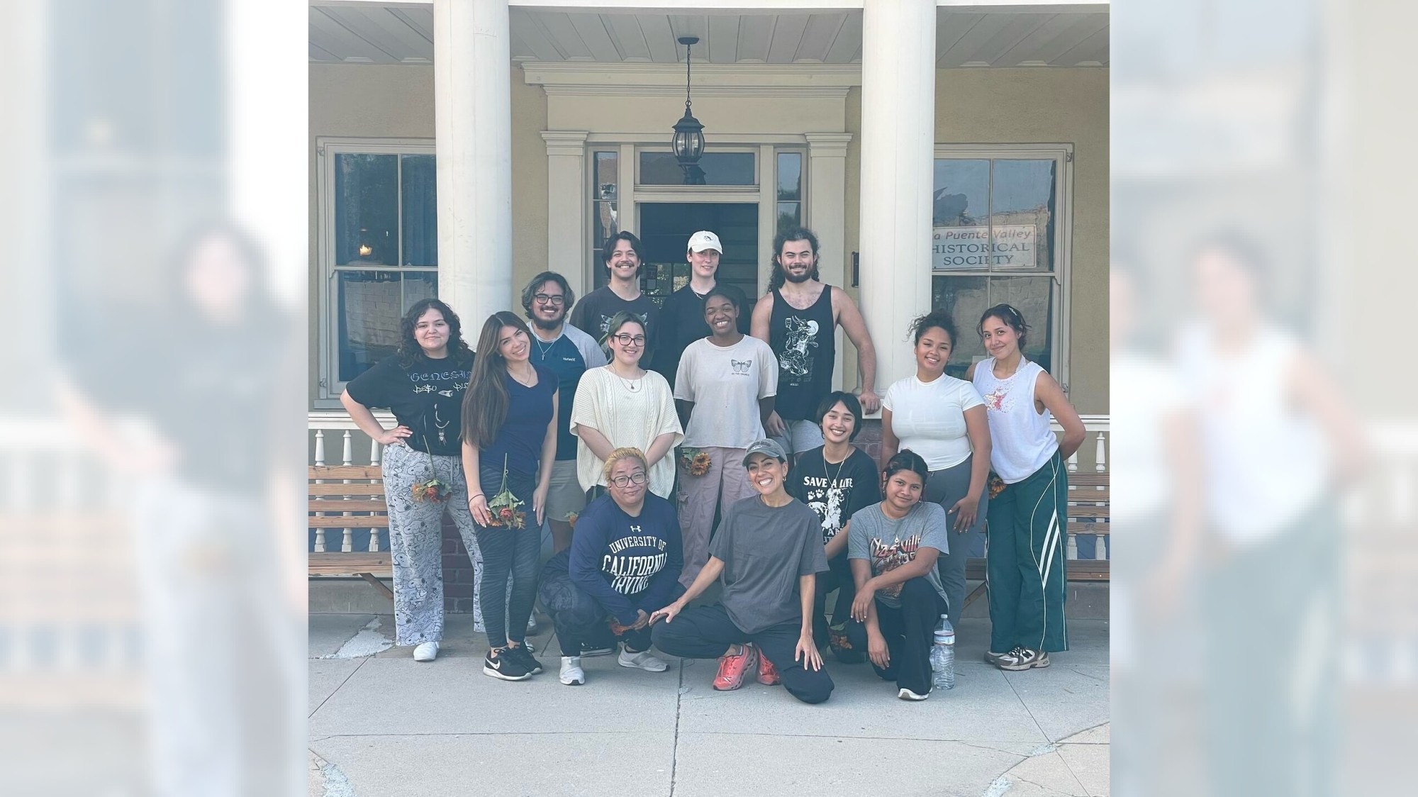 Artists from homeLA, the nomadic performance group that engages with Los Angeles sites and creates art from them, will present “Redrawing the Rancho” from 1 to 4 p.m. Saturday and Sunday, Nov. 8 and 9, at the 170-year-old Rowland Mansion in the City of Industry. (Photo courtesy of homeLA)
