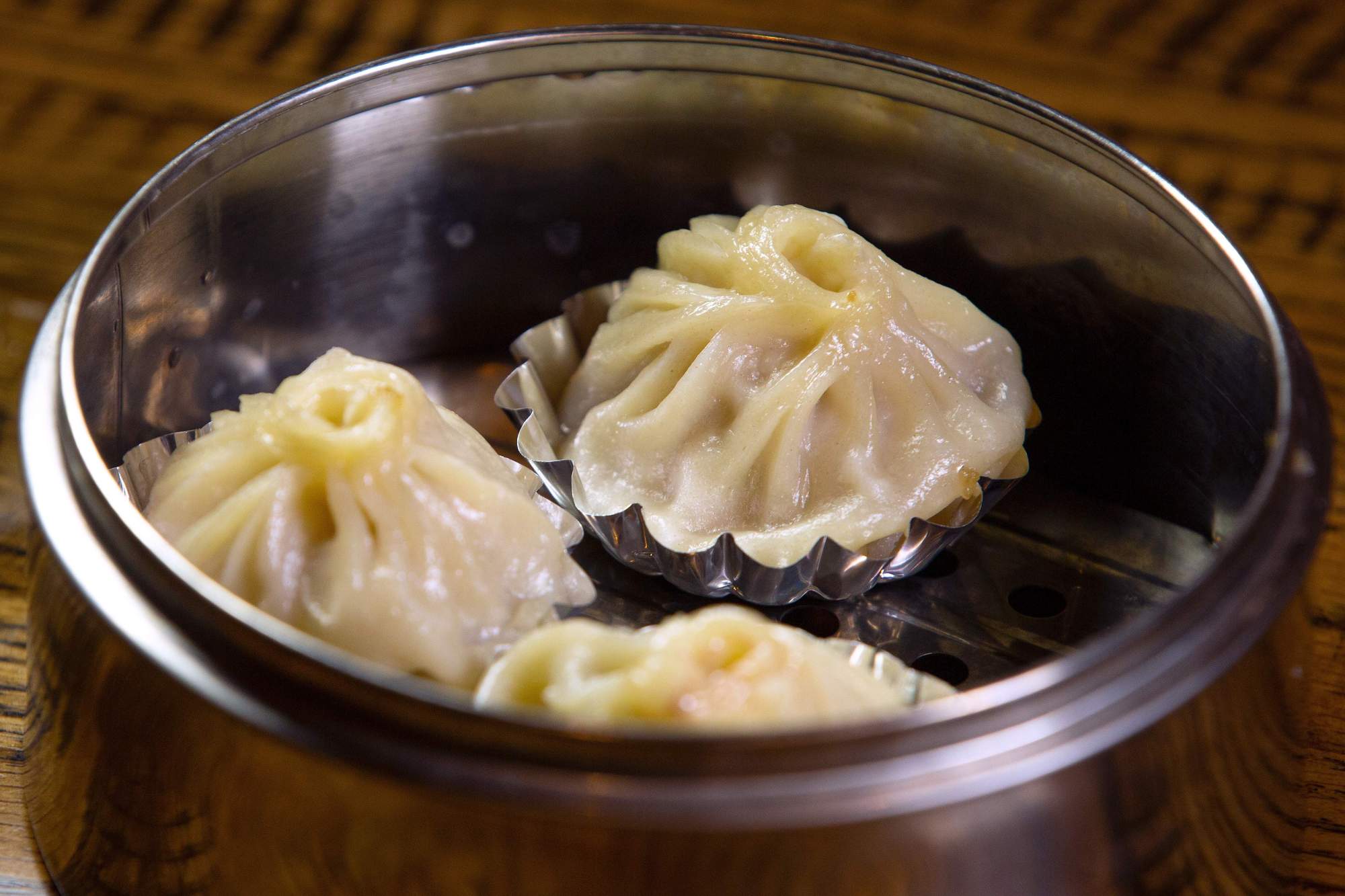 SGT-L-DINE-DUMPLING-0109-01 The San Gabriel Valley is blessed with an abundance of diminutive dumpling shops, says restaurant critic Merrill Shindler. Soup dumplings are a popular choice. (File photo by Alvin Jornada/The Press Democrat)